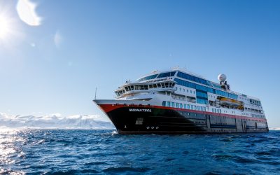 Egersund får besøk av Hurtigruten på julaften 2022