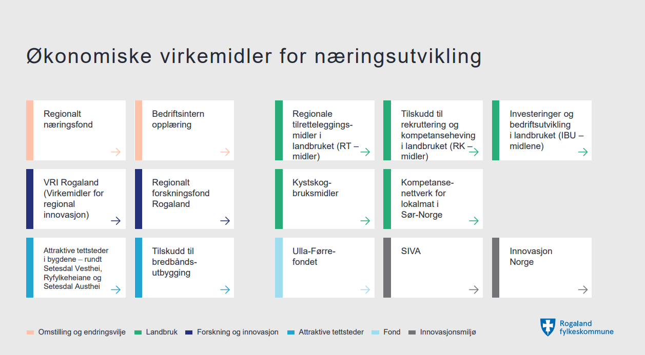 Økonomiske virkemidler for næringsutvikling