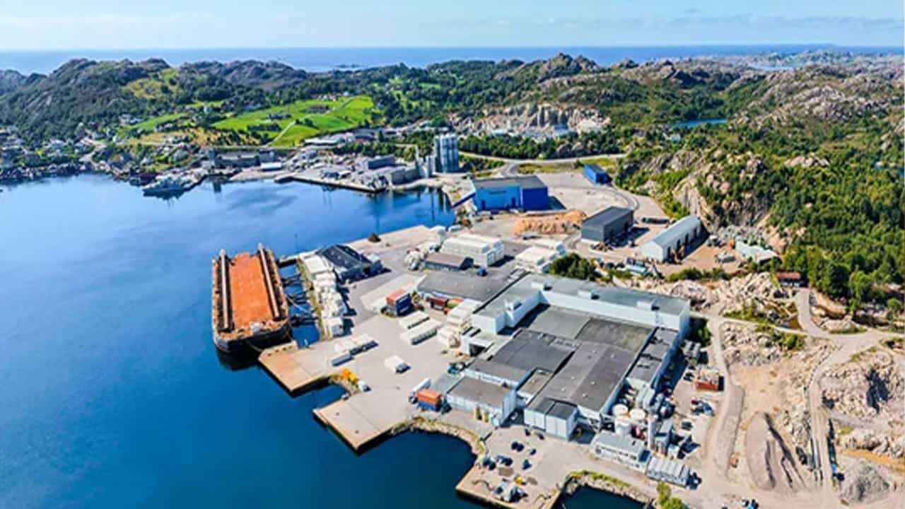 Kaupanesområdet sett fra en drone en sommer-dag